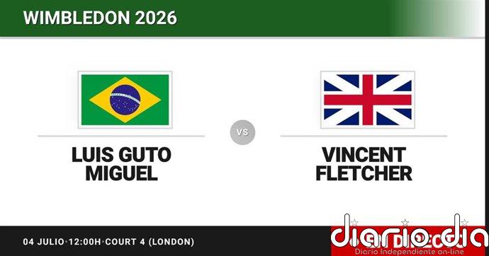 Luis Guto Miguel - Vincent Fletcher, en directo hoy: sigue el partido de Wimbledon Juniors, Boys