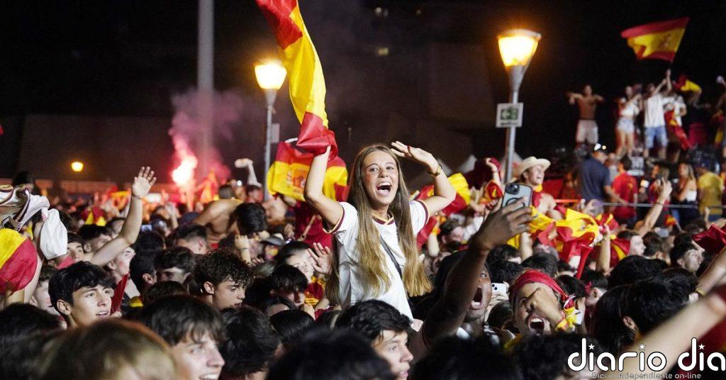 Madrid enloquece tras el pitido final que hace bicampeona del mundo a España