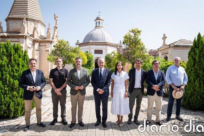 Málaga inicia las obras de repavimentación y mejoras en el Cementerio Histórico de San Miguel