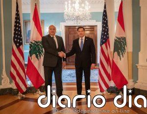 Marco Rubio recibe al presidente libanés en Washington
