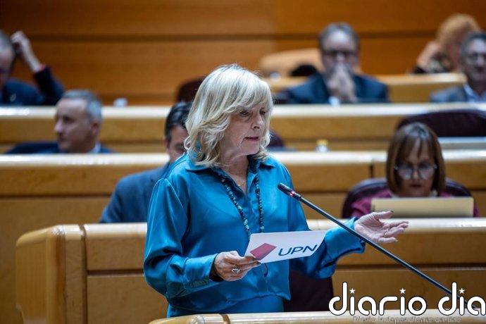 María Caballero (UPN) denuncia el "blanqueamiento" de la violencia de los radicales tras el ataque en Berriozar