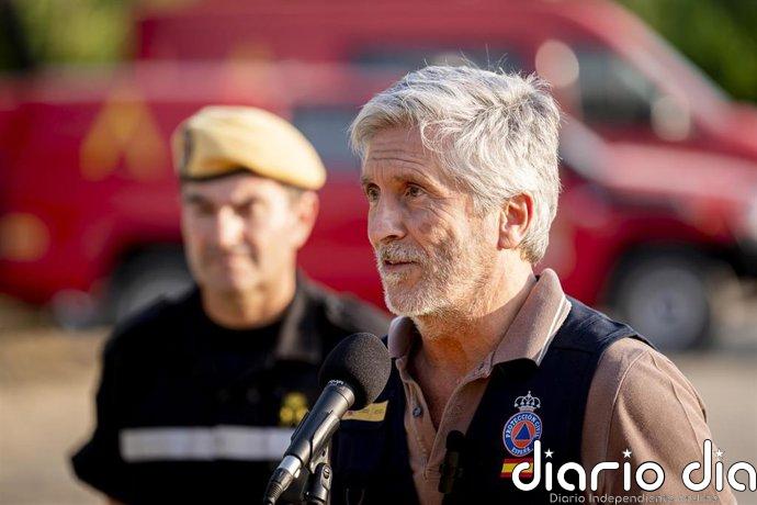 Marlaska contacta con Vivas para informarle de los refuerzos desplegados en Ceuta ante la crisis migratoria