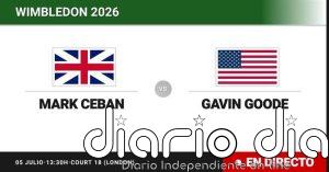 Mathys Domenc - Emilio Camacho, en directo hoy: sigue el partido de Wimbledon Juniors, Boys