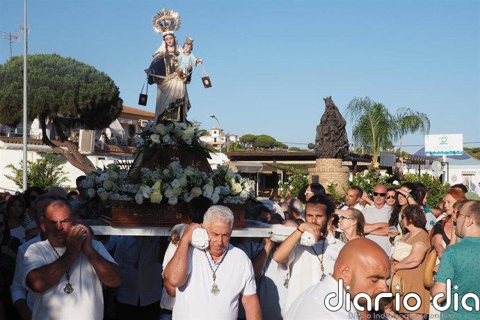 Mazagón (Huelva) celebra este mes de julio las fiestas en honor a la Virgen del Carmen