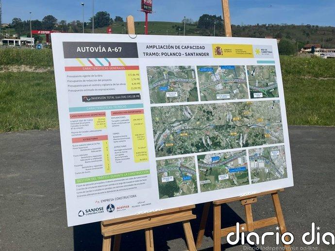 Media pide explicaciones por la retirada de máquinas de la ampliación de la autovía entre Santander y Torrelavega