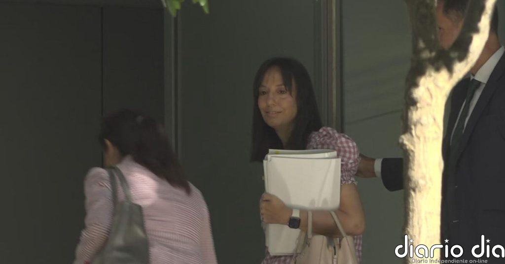 Mercedes González llega a la Audiencia Nacional para declarar como imputada en el ‘caso Leire Díez’