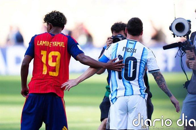 Messi: "Quiero felicitar a España por el campeonato"