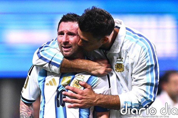 Messi: "Somos un grupo que no se cansa de competir, de creer y que no baja los brazos nunca"