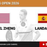 Michael Zheng - Martin Landaluce, en directo hoy: sigue el partido de Los Cabos Open