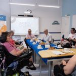 Miguel Ángel Morales participa en un desayuno de Aspace para conocer las necesidades de las personas con discapacidad