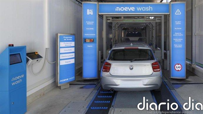 Moeve inaugura en Madrid una de las mayores áreas de lavado de coches de España, con 2.000 metros cuadrados