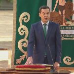 Moreno Bonilla reivindica la “vía andaluza” y defiende los acuerdos con Vox en su toma de posesión