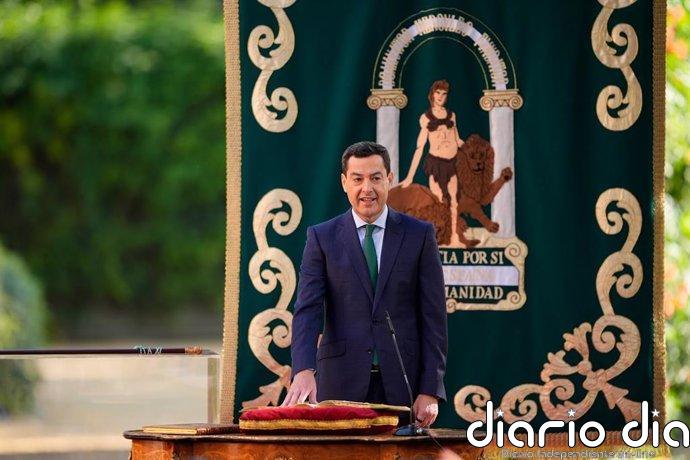 Moreno promete ser "fiel" a la vía andaluza del diálogo tras pactar con Vox: "Espero legislatura fructífera o no será"