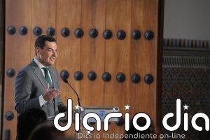 Moreno reivindica la vigencia del legado de Blas Infante: "Apelaba a personas de ideas opuestas a unirse por Andalucía"
