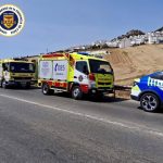Muere el conductor de una furgoneta tras un choque frontal con un camión en la A-384 cerca de Olvera (Cádiz)