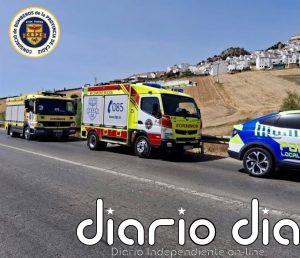 Muere el conductor de una furgoneta tras un choque frontal con un camión en la A-384 cerca de Olvera (Cádiz)