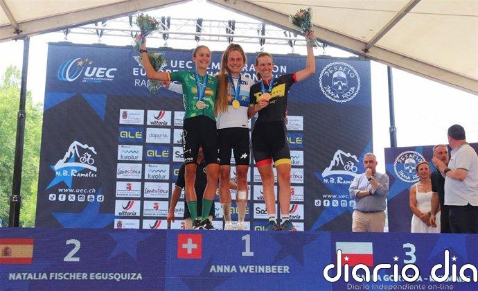 Natalia Fischer (Extremadura-Ecopilas) se proclama subcampeona de Europa de XCM por segundo año consecutivo