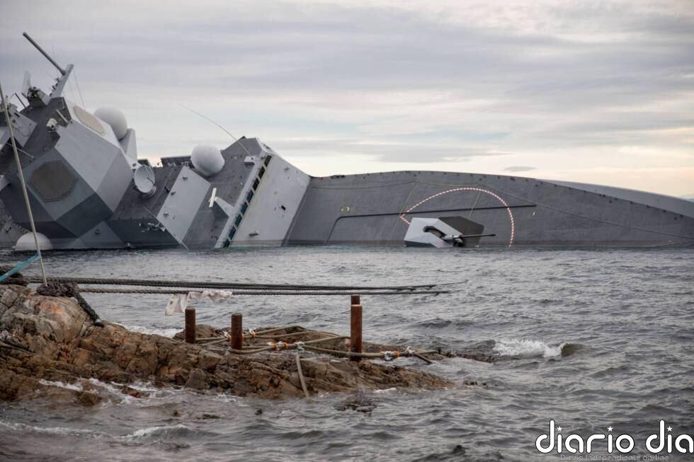 Navantia zanja una disputa de más de 1.000 millones con Noruega por la fragata hundida en 2018