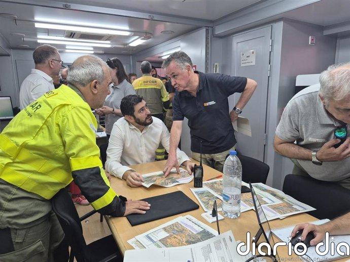 Nolasco: "El fuego llegó a 500 metros de Cuevas de Cañart, hay que ser prudentes con el regreso de los evacuados"
