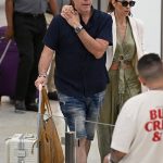 Nuria Fergó y Claudio Bruno, sus primeras imágenes juntos: abrazados y muy enamorados en el aeropuerto