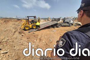 Obras ilegales en Son Banya: paralizan la apertura de nuevos caminos en terrenos públicos del interior del poblado