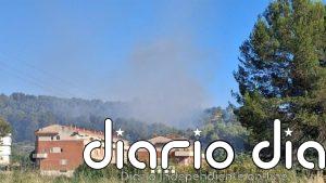 Orden de confinamiento en una urbanización en Sant Vicenç de Castellet (Barcelona) por un incendio