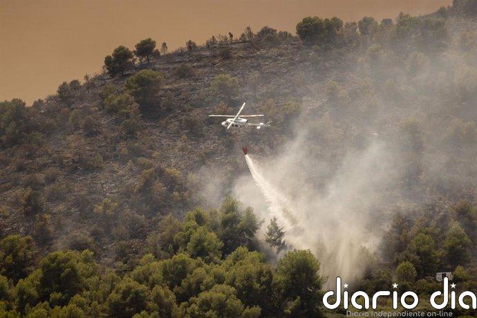 Ordenan confinar Onda por el humo del incendio de la Vall d'Uixó