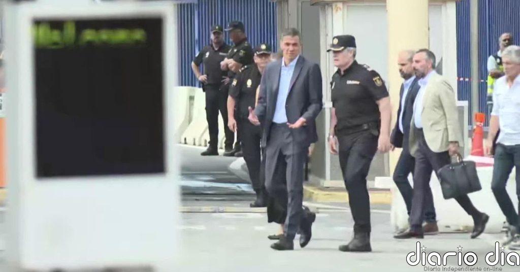 Pedro Sánchez llega a Ceuta tras la entrada de miles de inmigrantes en las últimas horas