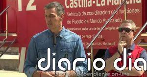Pedro Sánchez pide alcanzar un gran pacto de Estado contra la emergencia climática en plena lucha contra el incendio de La Mierla