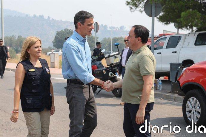 Pérez Llorca pide ser "también ejemplares" en la recuperación de la Serra d'Espadà tras el incendio en Vall d'Uixó