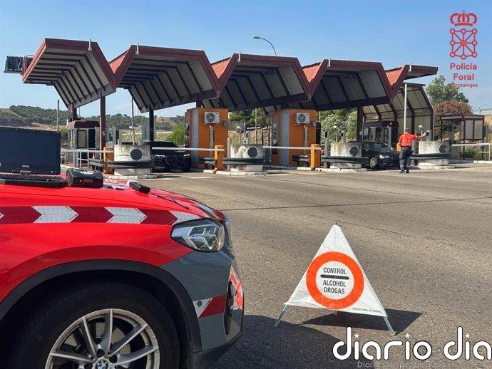 Policía Foral intensifica la vigilancia en las carreteras navarra por el cambio de quincena