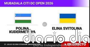 Polina Kudermetova - Elina Svitolina, en directo hoy: sigue el partido de Mubadala Citi DC Open