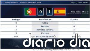 Portugal 0 - 1 España | Resumen, goles y resultado del partido de hoy