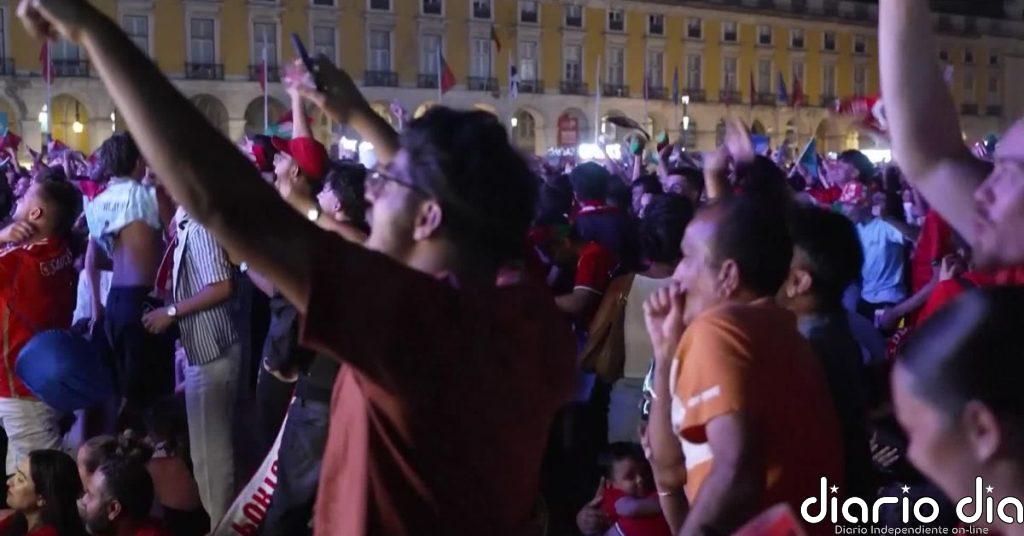 Portugal celebra que jugarán los octavos del Mundial contra España