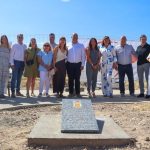 Primera piedra de la futura residencia de mayores 'María Yolanda Salvatierra Pérez' de Gallur