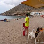 Protección Civil reanima a una mujer de 80 años rescatada del agua inconsciente en Los Urrutias (Cartagena)