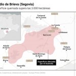 Regresan a casa los vecinos de 6 pueblos desalojados de Segovia pero permancen evacuados Berrocal y Carrascal