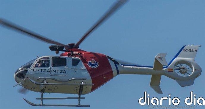 Rescatada una mujer que había sufrido una caída en la Peña Karria, entre Álava y Burgos
