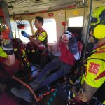 Rescatado un senderista con traumatismo craneoencefálico y herida abierta en Picos de Europa