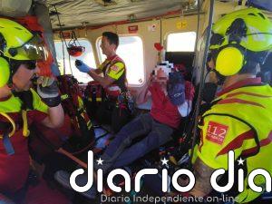 Rescatado un senderista con traumatismo craneoencefálico y herida abierta en Picos de Europa