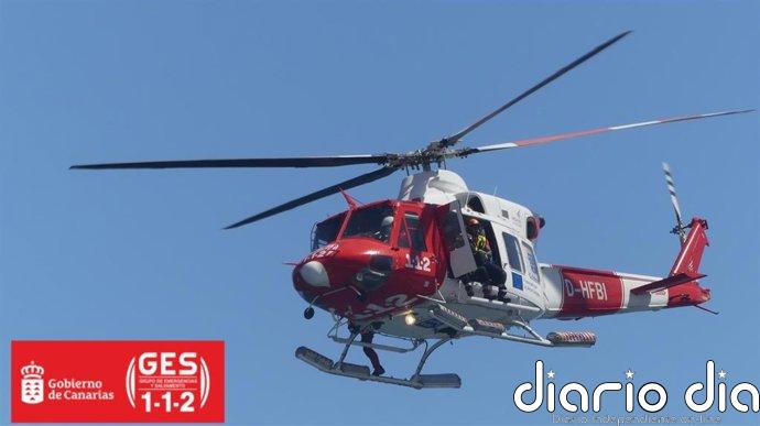 Rescatan a dos senderistas con problemas con el calor en Santiago del Teide (Tenerife)