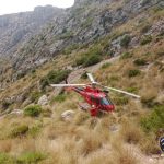 Rescatan a una senderista con una pierna lesionada en Sóller
