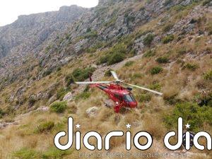 Rescatan a una senderista con una pierna lesionada en Sóller