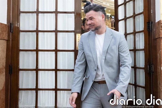 Rufián ve "una sobrada" la condena al hermano de Sánchez "por la cara" y augura que pasará lo mismo con Begoña Gómez