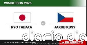 Ryo Tabata - Jakub Kusy, en directo hoy: sigue el partido de Wimbledon Juniors, Boys