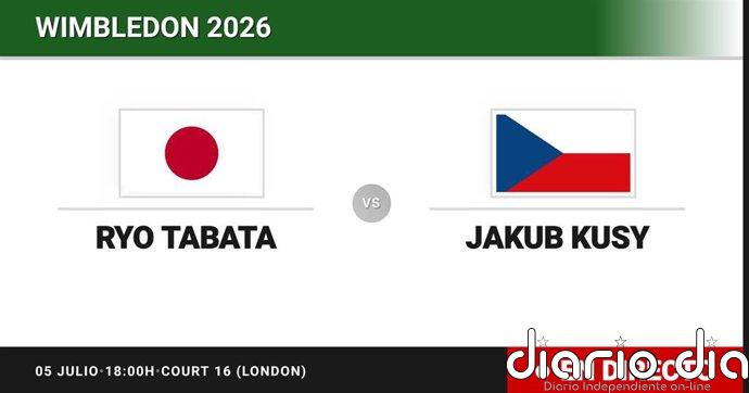 Ryo Tabata - Jakub Kusy, en directo hoy: sigue el partido de Wimbledon Juniors, Boys