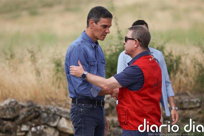 Sánchez reitera un "gran pacto de Estado" contra la emergencia climática y dice que C-LM se lo toma "en serio"