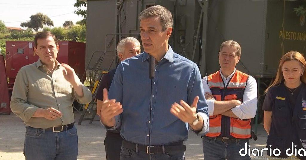 Sánchez sobre la lucha contra los incendios: "Quedan horas complejas"