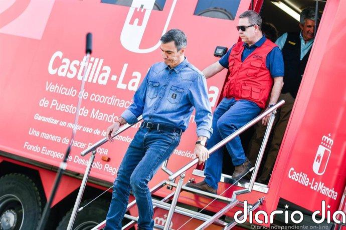 Sánchez traslada su solidaridad a los afectados por los incendios y agradece la labor de los efectivos de emergencias