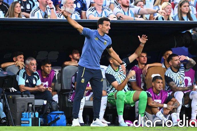 Scaloni: "Esto es histórico, más allá de que pudimos jugar mejor"